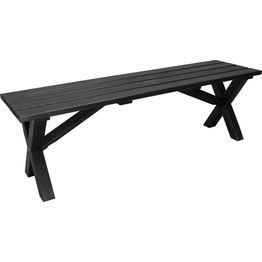 Puutarhapenkki Baltic Garden Scottsdale 140cm musta