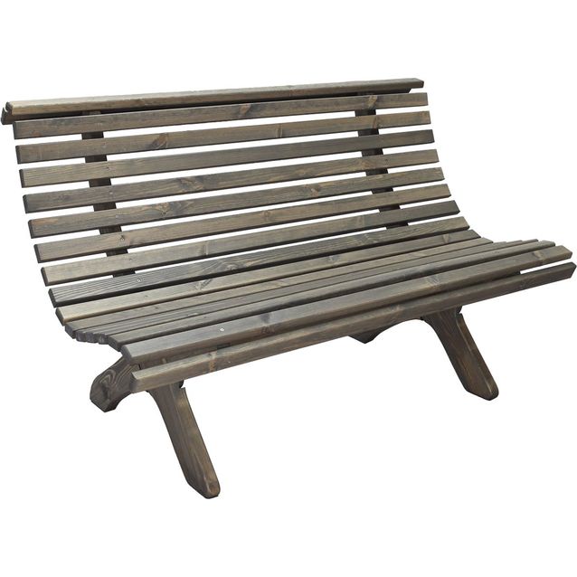 Puutarhapenkki Baltic Garden Park 140cm harmaa