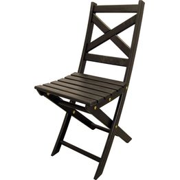 Taitettava tuoli Baltic Garden Wilma 2kpl musta