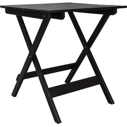 Taitettava puutarhapöytä Baltic Garden Wilma 65x65cm musta