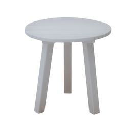 Sivupöytä Baltic Garden Kungshamn Ø50cm valkoinen
