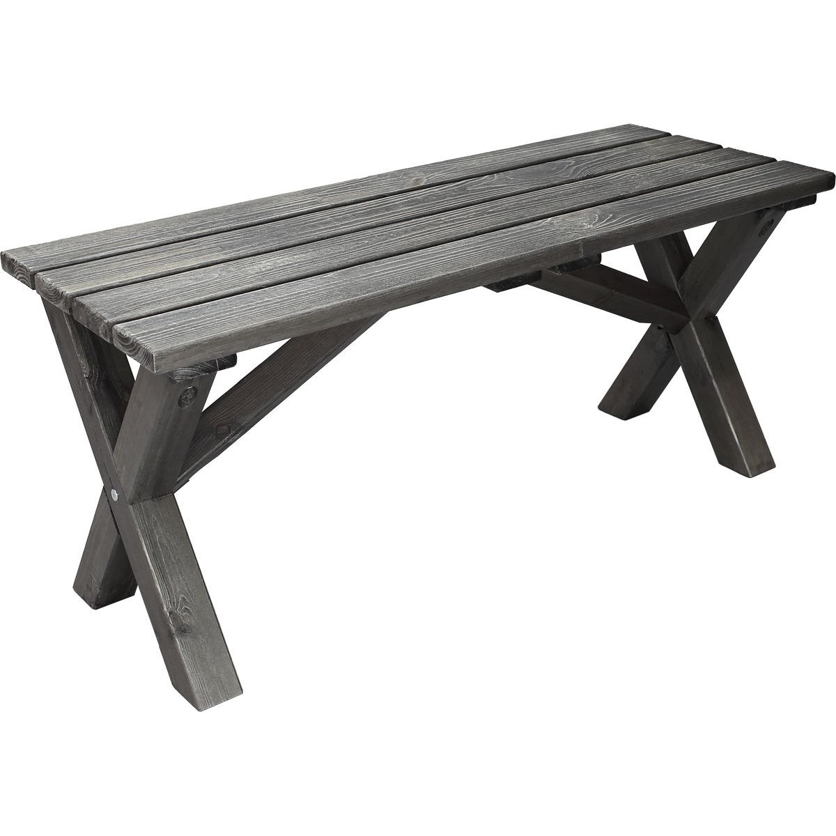 Puutarhapenkki Baltic Garden Scottsdale 100cm harmaa
