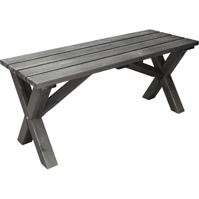 Puutarhapenkki Baltic Garden Scottsdale 100cm harmaa