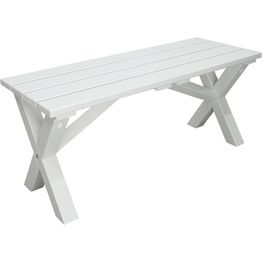 Puutarhapenkki Baltic Garden Scottsdale 100cm valkoinen