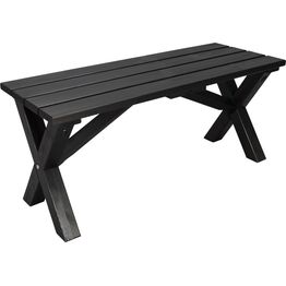 Puutarhapenkki Baltic Garden Scottsdale 100cm musta