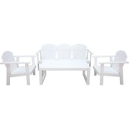Oleskeluryhmä Baltic Garden Kungshamn 5-istuttava valkoinen