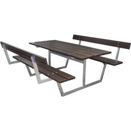 Piknik-pöytäryhmä Baltic Garden Rustik, selkänojalla