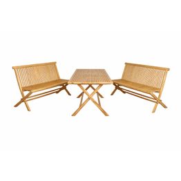 Taitettava penkki Baltic Garden Milano, 120 cm