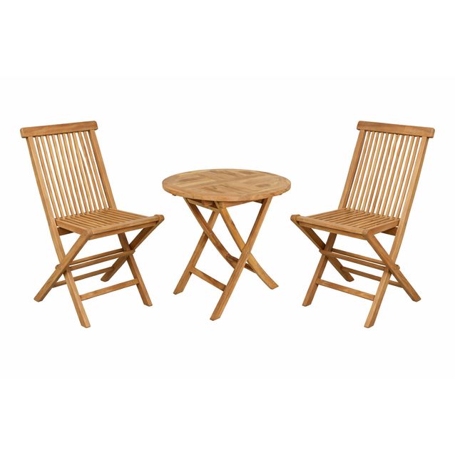 Kahvisetti Baltic Garden Milano, pöytä ja 2 tuolia