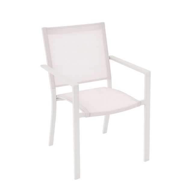 Pi0ttava 0jatuoli Baltic Garden Palermo, vaalea