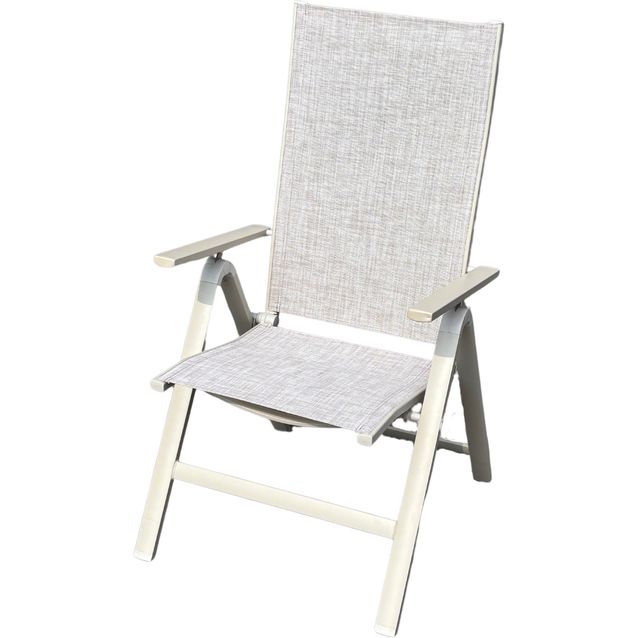 Taitettava 0jatuoli Baltic Garden Palermo, vaalea