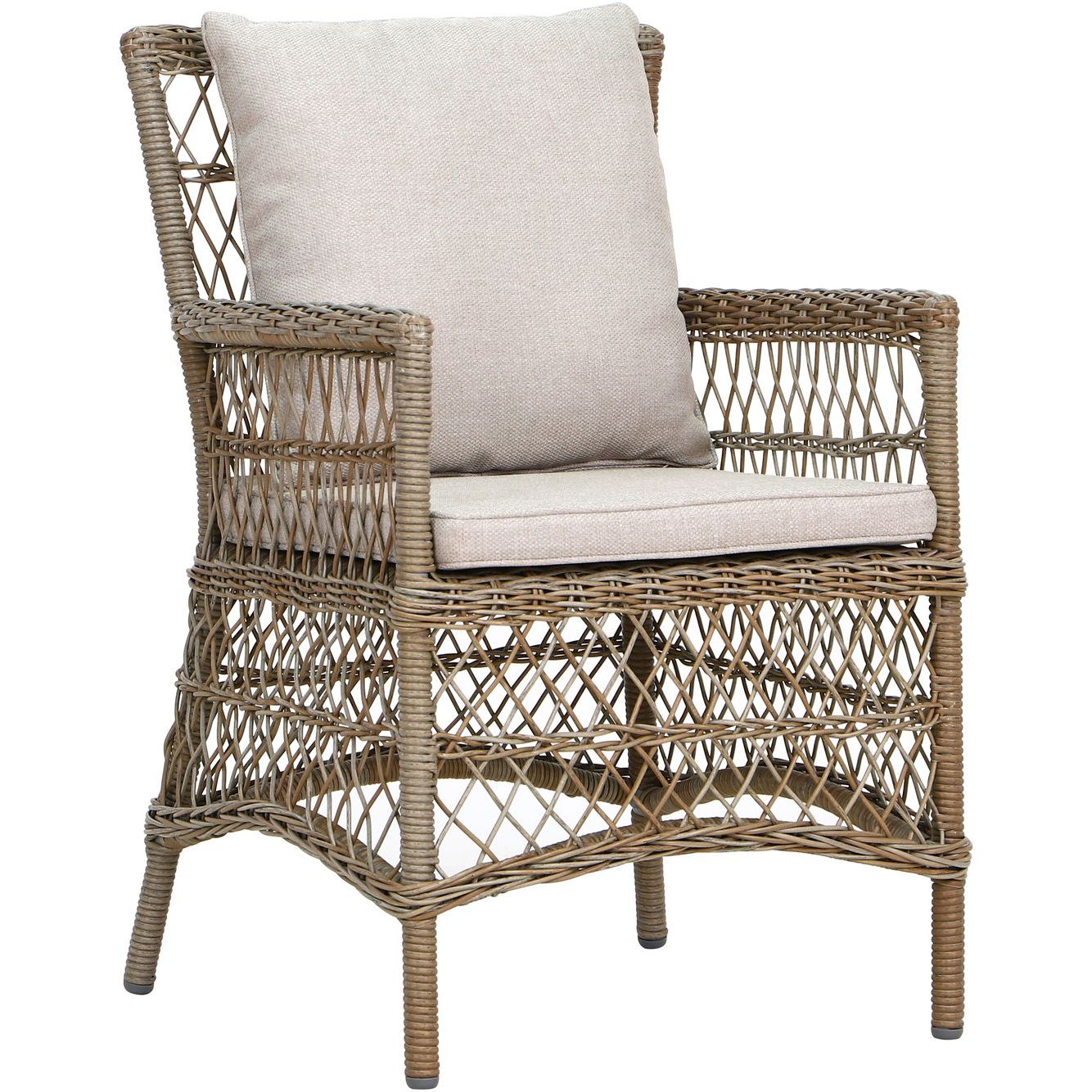 Tuoli Baltic Garden Cathie, 2kpl, ruskea polyrottinki