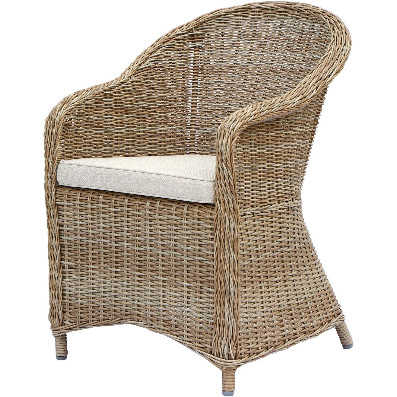 Tuoli Baltic Garden Daisy, 2kpl, ruskea polyrottinki