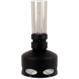 LED-öljylamppu Berg vintage ladattava IP20 100lm 20cm musta