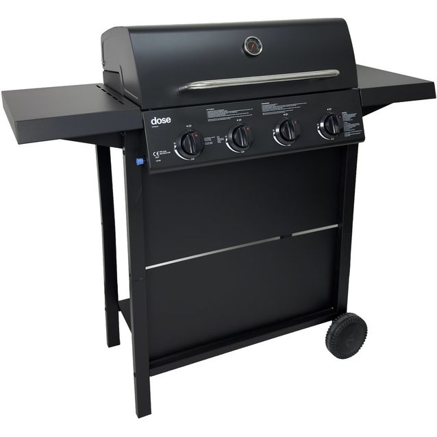 Kaasugrilli Dose Barbeque 10140, 4 poltinta, musta