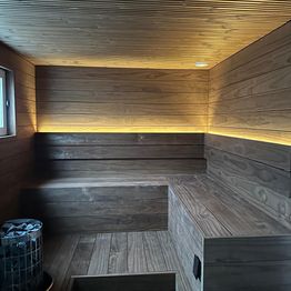 LED-nauha FTLIGHT Elite Sauna 24V 3000K IP67 10W/m 40lm/m 2.5m musta