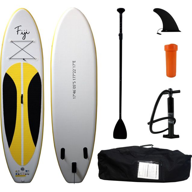 SUP-lautasetti FIJI 300cm valkoinen/keltainen