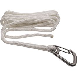 Kiinnitysköysi karbiinihaalla Arctic Marine, 14mm, 10m, uppoava, valkoinen