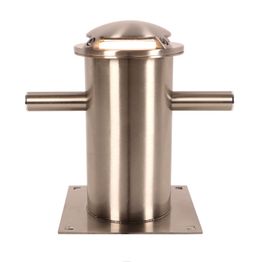 Laituripollarivalaisin Arctic Marine, 24V, 3W, 3000K, IP65, ruostumaton teräs, opaalikupu