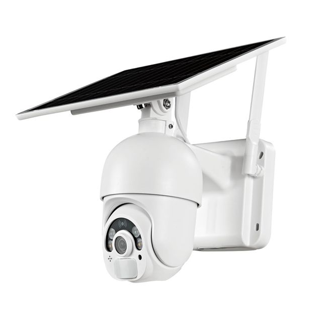 Valvontakamera Emax Smart Home, 4G, ulko- ja sisäkäyttöön, aurinkopaneeli, kääntyvä