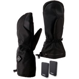 Lämmitettävät rukkaset Retki, 2x5V, 3000mAh, S/M, musta