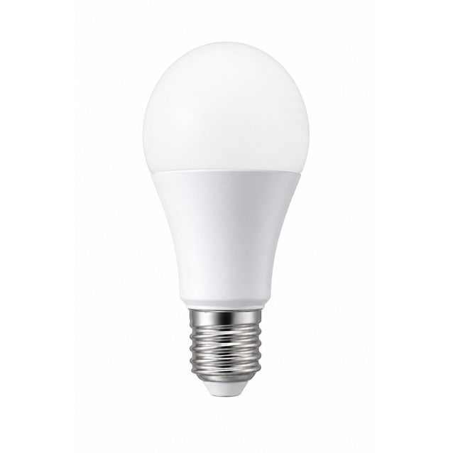Led Energie LED-lamppu E27 A60 12 W 3000 K hämärä- ja liiketunnistimella