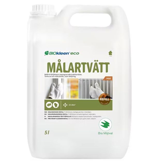 Maalarinpesu Biokleen Eco sisätiloihin 5 l
