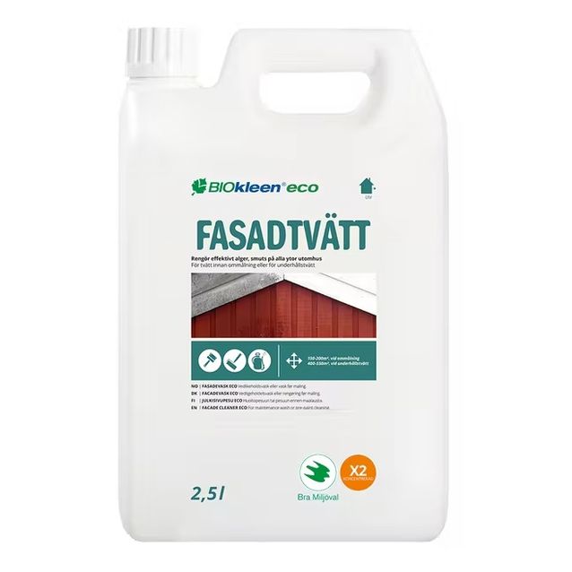 Julkisivun pesuaine Biokleen 2,5 l