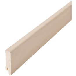 Jalkalista Bjelin 15x60x2400mm, Saarni Powder White 