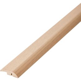 Eritasolista Bjelin Woodura 12x44x2400mm, HDF ja tammi, Misty White