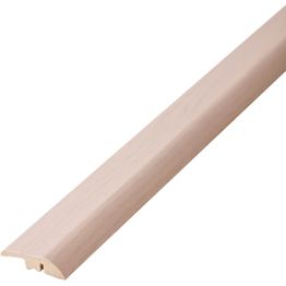 Eritasolista Bjelin Woodura 12x44x2400mm, HDF ja tammi, Powder White