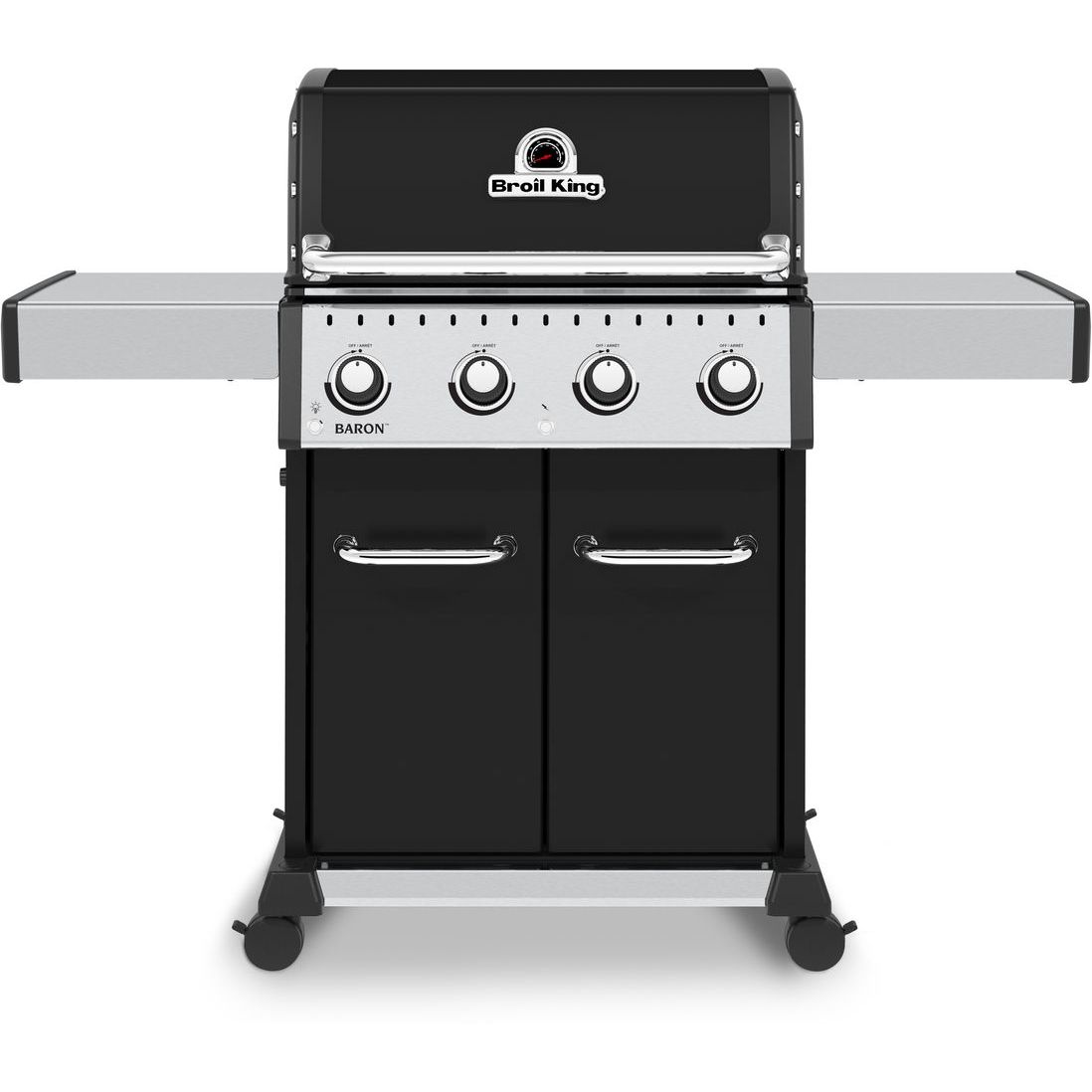 Kaasugrilli Broil King Baron 420 4 poltinta taittuvat sivutasot