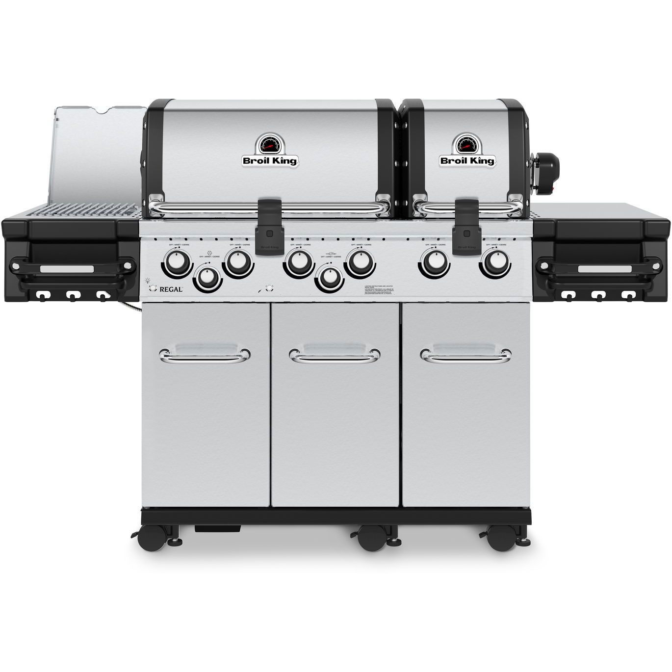 Kaasugrilli Broil King Regal S 690 IR 6 poltinta + sivukeitin infrapunalla + varraspaahdin