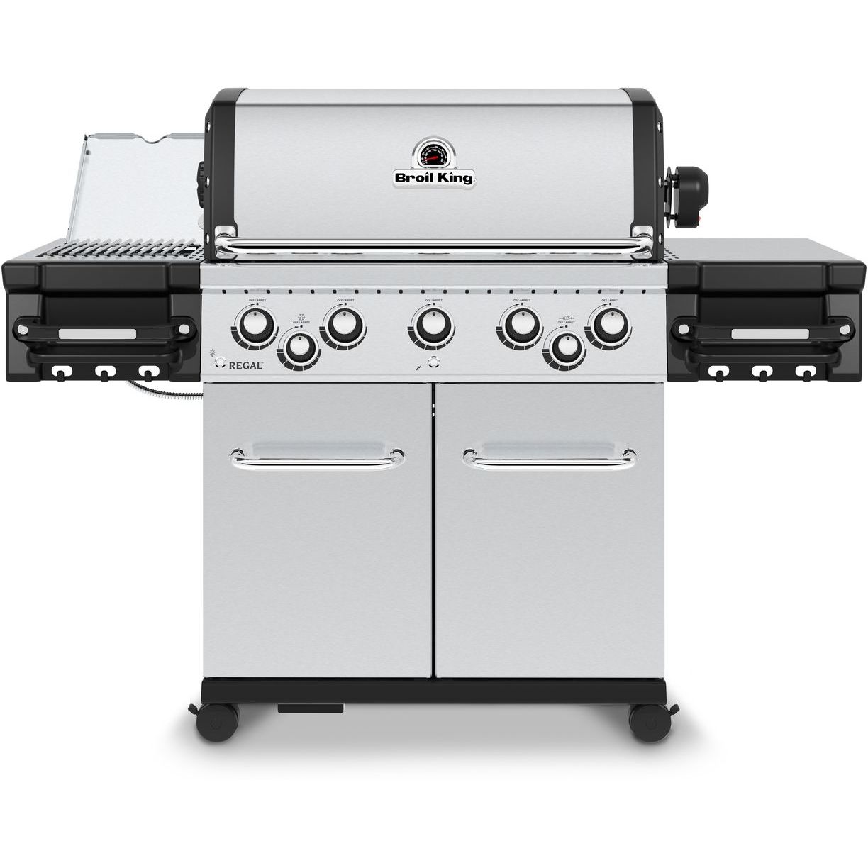 Kaasugrilli Broil King Regal S 590 IR 5 poltinta + sivukeitin infrapunalla + varraspaahdin