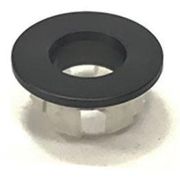 Pesualtaan ylivuotosuojan koristerengas Bathlife mattamusta