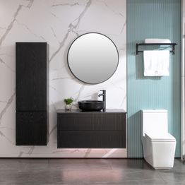 Sivukaappi Bathlife Förtjust 45/R5 musta