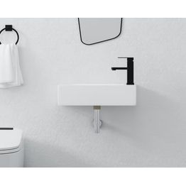 Malja-allas Bathlife Krut 500x250 mm valkoinen