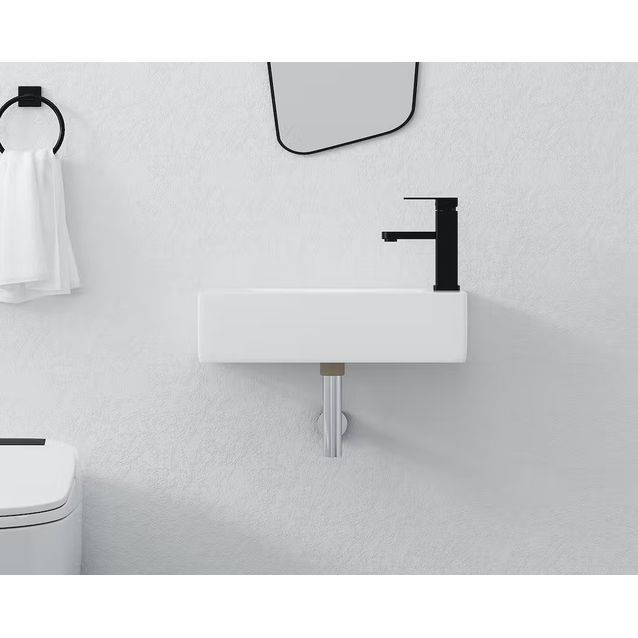 Malja-allas Bathlife Krut 500x250 mm valkoinen