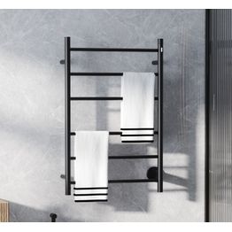 Pyyhekuivain Bathlife Fas 600x900 mm ajastimella mattamusta