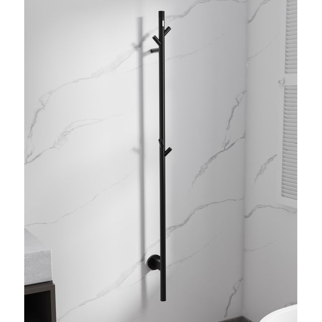 Pyyhekuivain Bathlife Fas 1200 mm ajastimella mattamusta