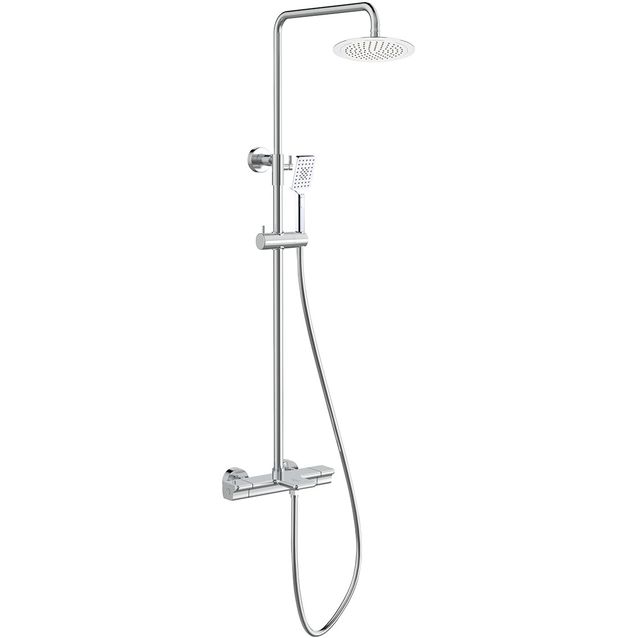 Sadesuihkusetti Bathlife Stimma juoksuputkella kromi