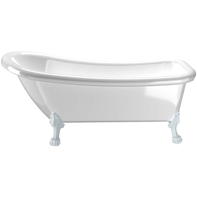 Tassuamme Bathlife Ideal, 153 cm, valkoiset jalat