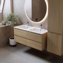 Kylpyhuoneryhmä valopeilillä Bathlife Eufori, 4 laatikkoa, eri vaihtoehtoja