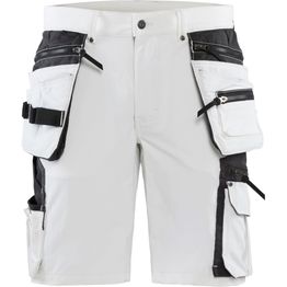 Riipputaskushortsit Blåkläder 1088 Stretch valkoinen/tummanharmaa