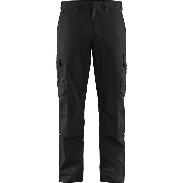 Housut Blåkläder 1448 Stretch musta/tummanharmaa