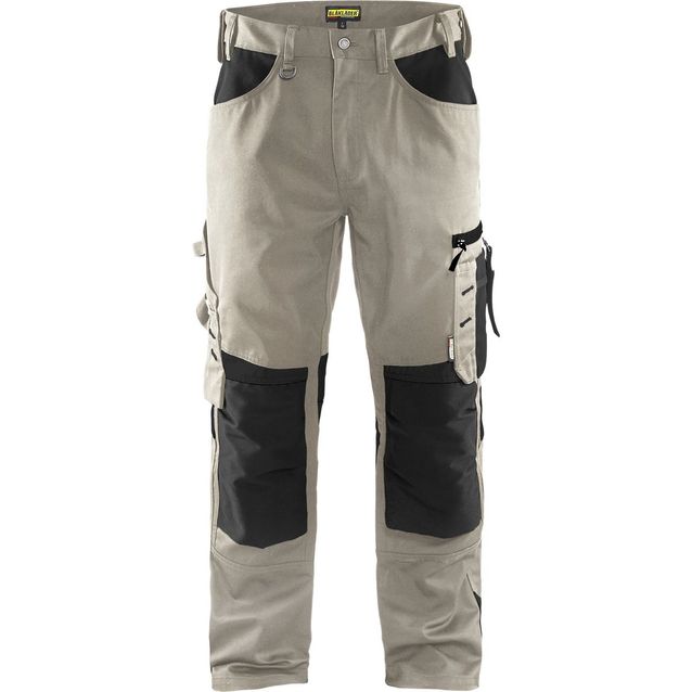 Housut Blåkläder 1556 beige/musta