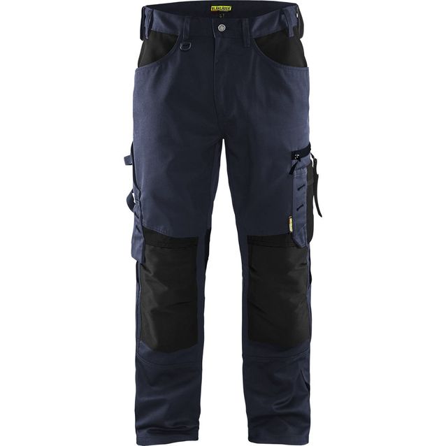 Housut Blåkläder 1556 tummansininen/musta