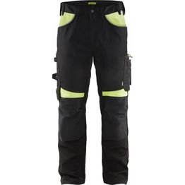 Housut Blåkläder 1556 musta/keltainen