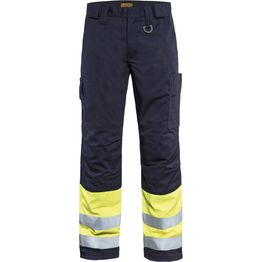 Palosuojatut talvihousut Blåkläder 1869 Multinorm mariininsininen/huomiokeltainen