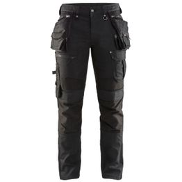 Riipputaskuhousut Blåkläder 1990 Stretch X1900 musta/musta